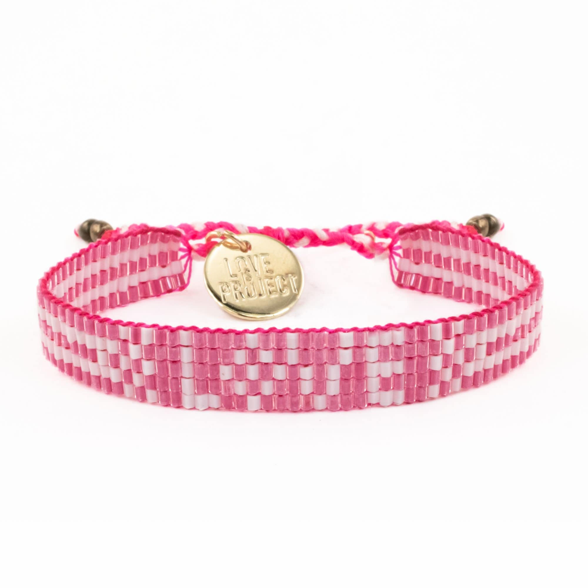 Love Is Project Love Is Project Pretty In Pink Bali Seed Love Bracelet - Little Miss Muffin Children & Home