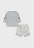 Mayoral Mayoral 3 Piece Sweater & Shorts Set for Baby Boy - Little Miss Muffin Children & Home