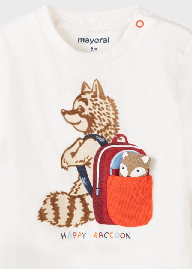 Mayoral Mayoral Long Sleeve Racoon Tee for Baby Boy - Little Miss Muffin Children & Home