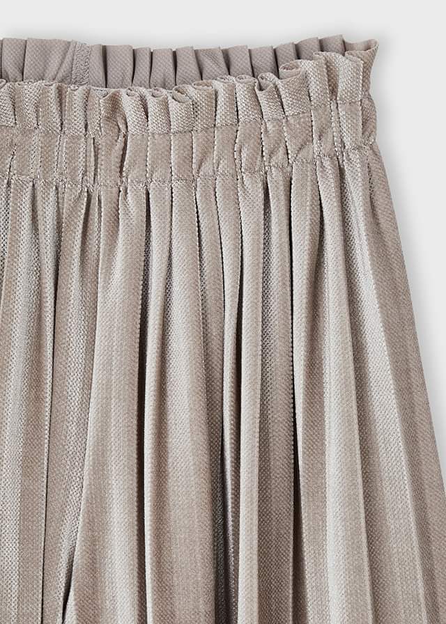 Mayoral Mayoral Pleated Bronze Culotte Pants - Little Miss Muffin Children & Home