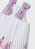 Mayoral Mayoral 3.913 FLORAL PLEATED DRESS - Little Miss Muffin Children & Home
