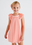 Mayoral Mayoral Ruffle Shoulder Dress - Little Miss Muffin Children & Home