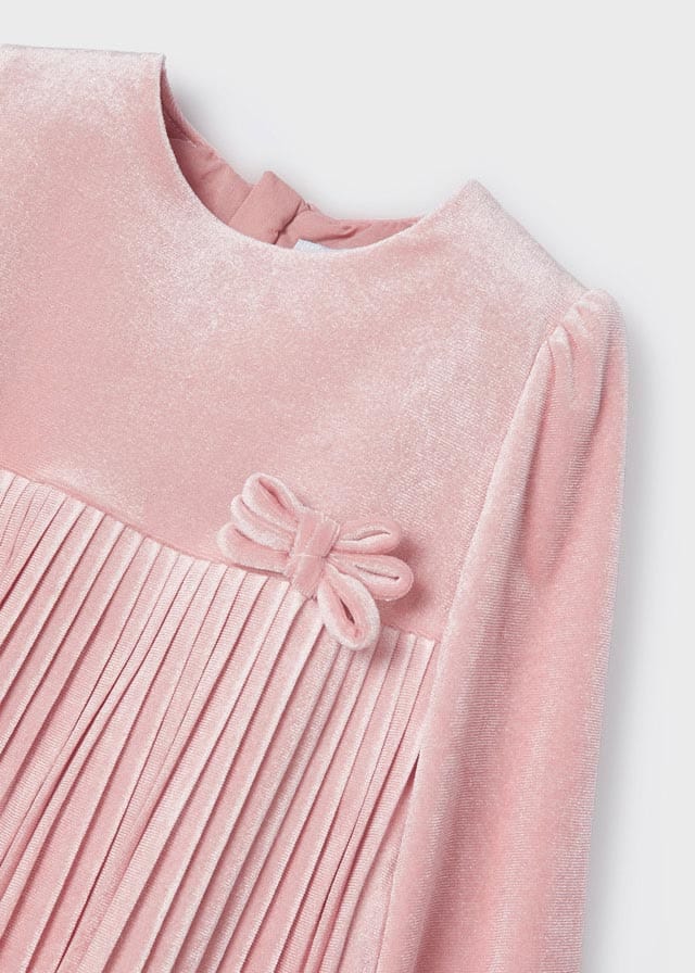 Mayoral Usa Inc Mayoral Pleated Velvet Dress - Little Miss Muffin Children & Home