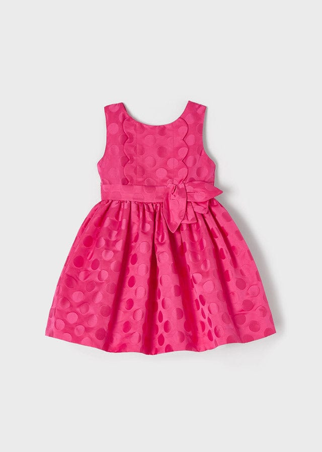Mayoral Mayoral 3.918 JACQUARD DOTS DRESS - Little Miss Muffin Children & Home