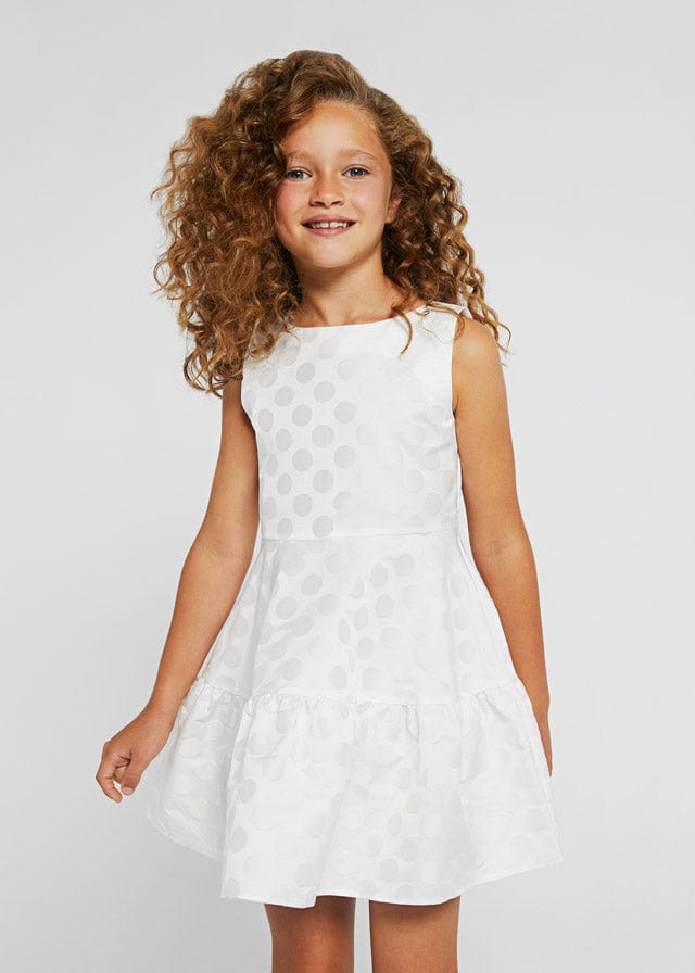 Mayoral Mayoral Jacquard Dots Dress - Little Miss Muffin Children & Home
