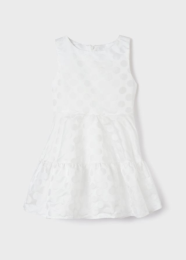 Mayoral Mayoral Jacquard Dots Dress - Little Miss Muffin Children & Home