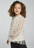 Mayoral Mayoral Girl's Polka Dot Tulle Blouse - Little Miss Muffin Children & Home