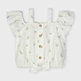 Mayoral Mayoral Girl's Printed Bardot Blouse - Little Miss Muffin Children & Home