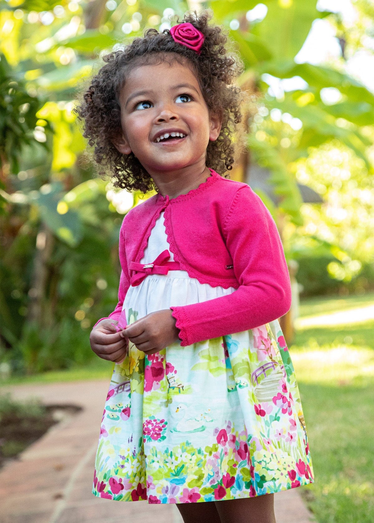 Mayoral Usa Inc Mayoral Floral Print Dress - Little Miss Muffin Children & Home