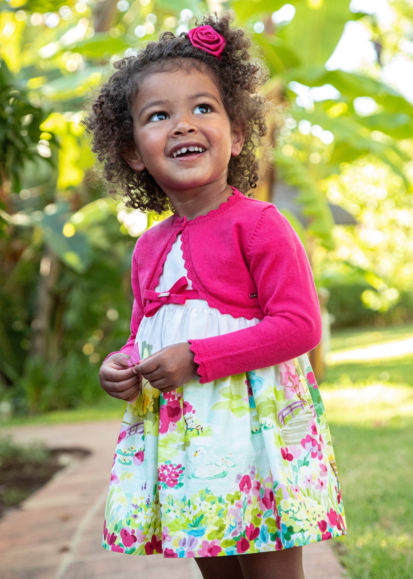 Mayoral Usa Inc Mayoral Floral Print Dress - Little Miss Muffin Children & Home