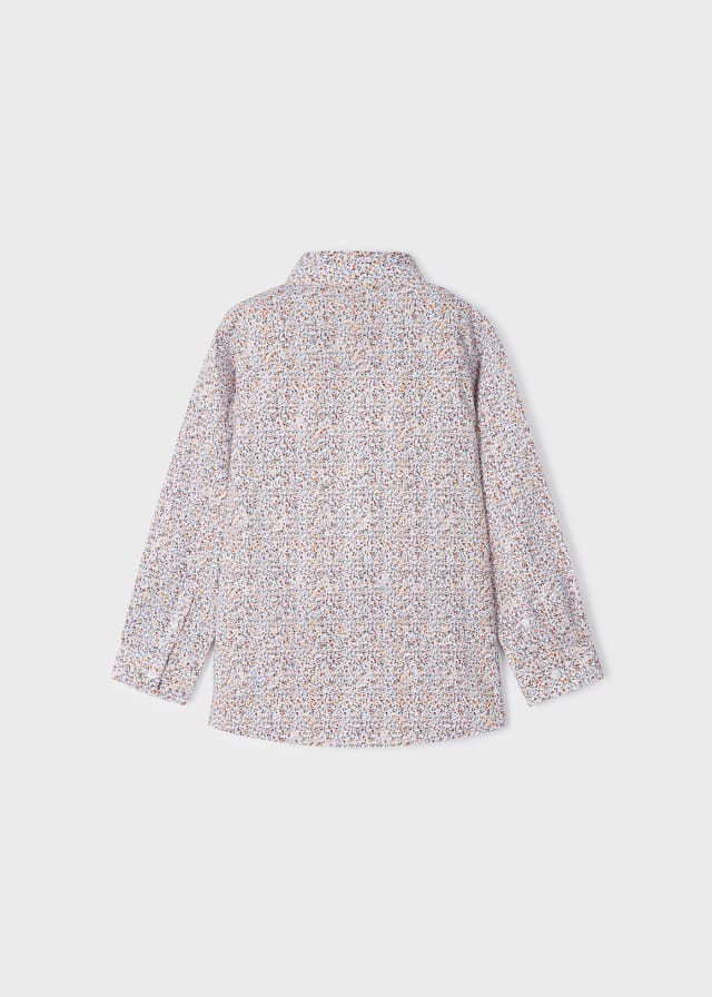 Mayoral Usa Inc Mayoral Long Sleeve Flower Printed Shirt - Little Miss Muffin Children & Home