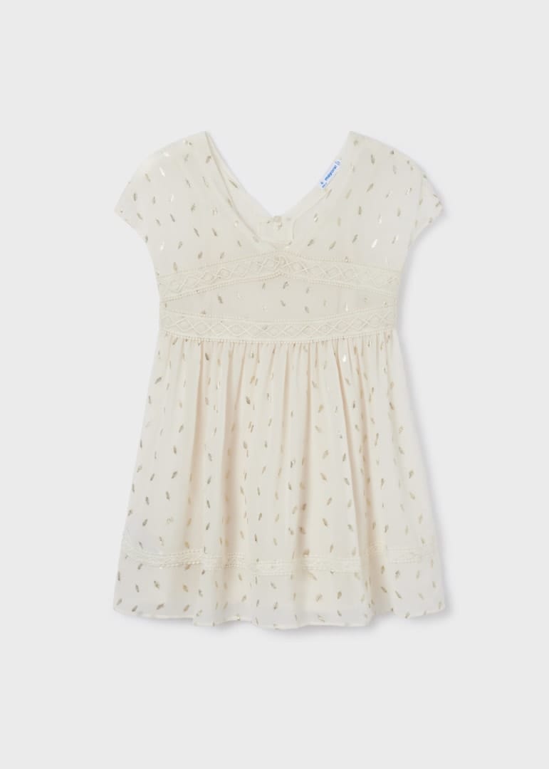 Mayoral Usa Inc Mayoral V-Neck Printed 2 Piece Dress - Little Miss Muffin Children & Home