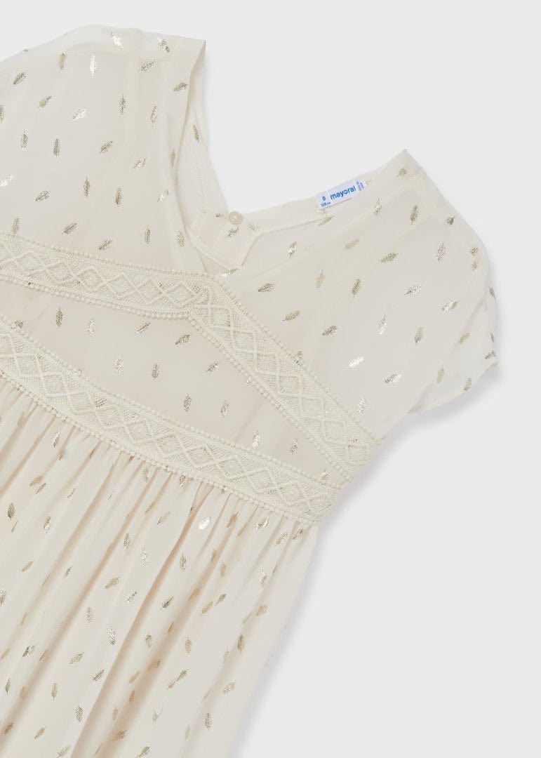 Mayoral Usa Inc Mayoral V-Neck Printed 2 Piece Dress - Little Miss Muffin Children & Home