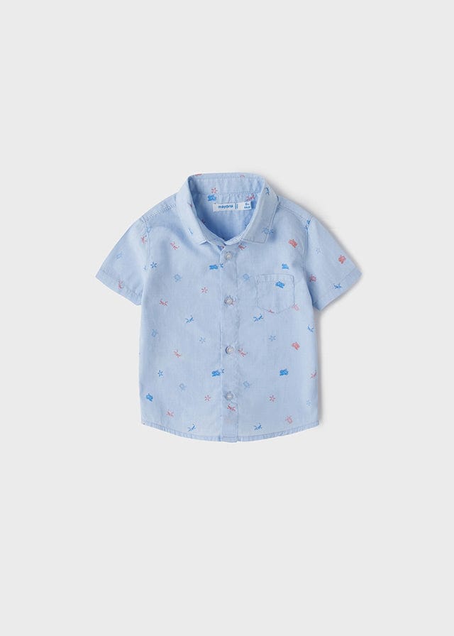Mayoral Mayoral Short Sleeve Printed Shirt - Little Miss Muffin Children & Home