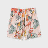 Mayoral Mayoral Girl's Peach Pleated Shorts - Little Miss Muffin Children & Home