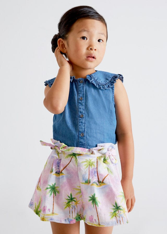 Mayoral Mayoral Printed Tie Waist Shorts - Little Miss Muffin Children & Home