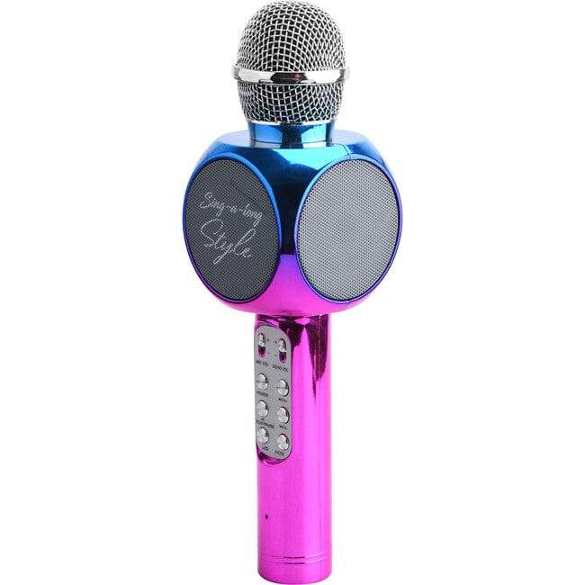 Wireless Express Wireless Express Sing Along Metallic Ombre Karaoke Bluetooth Microphone - Little Miss Muffin Children & Home