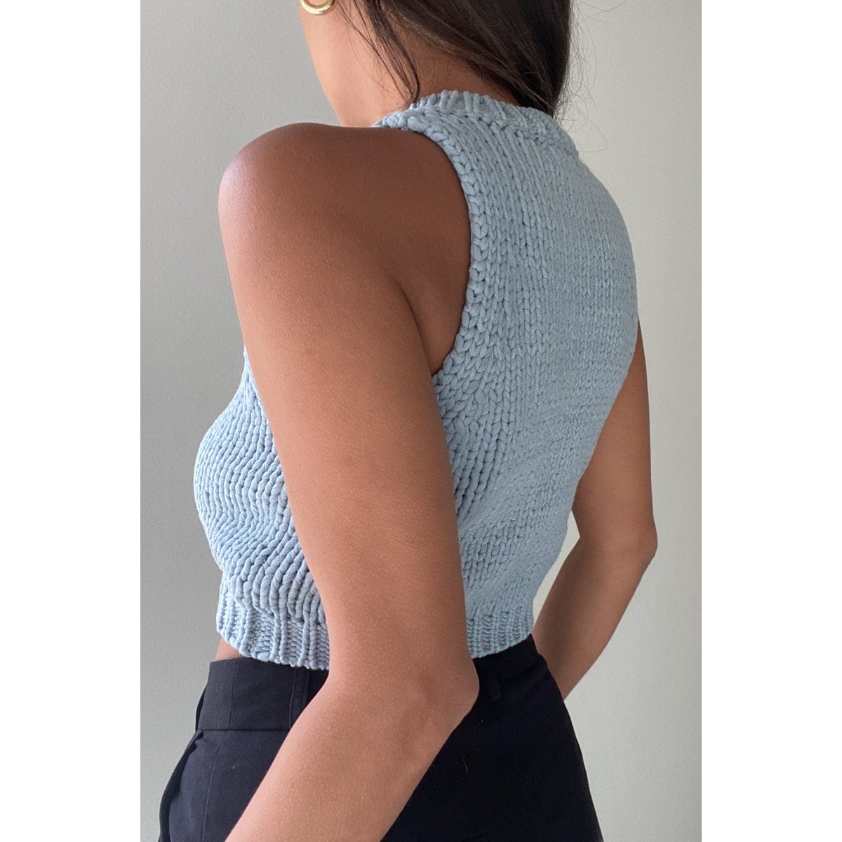 Et Clet Et Clet Cropped Chunky Knit Top - Little Miss Muffin Children & Home