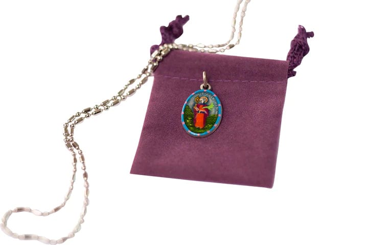 Saints For Sinners Saints For Sinners Saint Raymond Nonnatus Hand Painted Medal - Little Miss Muffin Children & Home