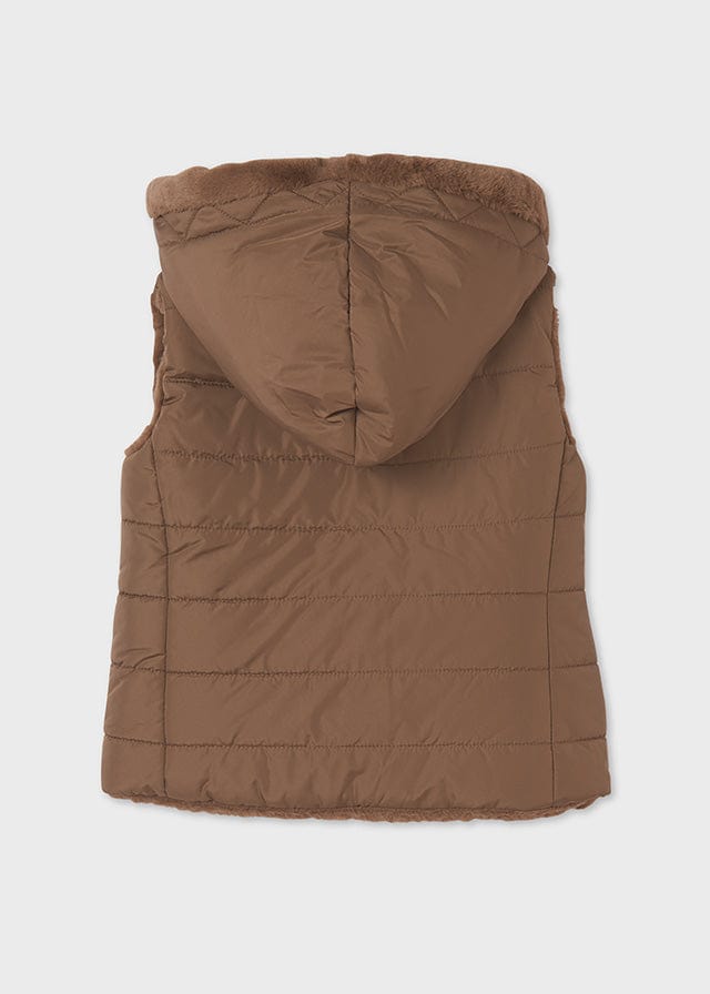 Mayoral Mayoral Girl's Reversible Fuzzy Vest - Little Miss Muffin Children & Home