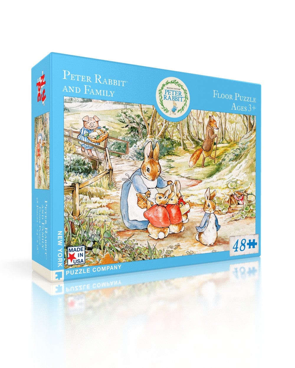 New York Puzzle Company Peter Rabbit & Family | Little Miss Muffin ...