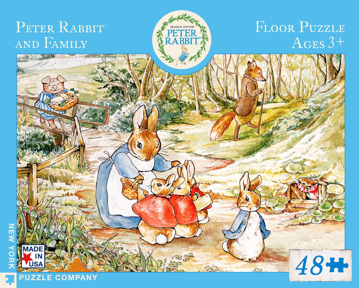 New York Puzzle Company New York Puzzle Company Peter Rabbit & Family - Little Miss Muffin Children & Home
