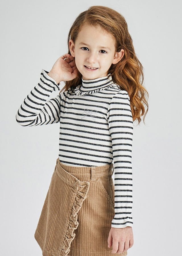 Mayoral 4.001 Mayoral Ribbed Mockneck Sweater - Little Miss Muffin Children & Home