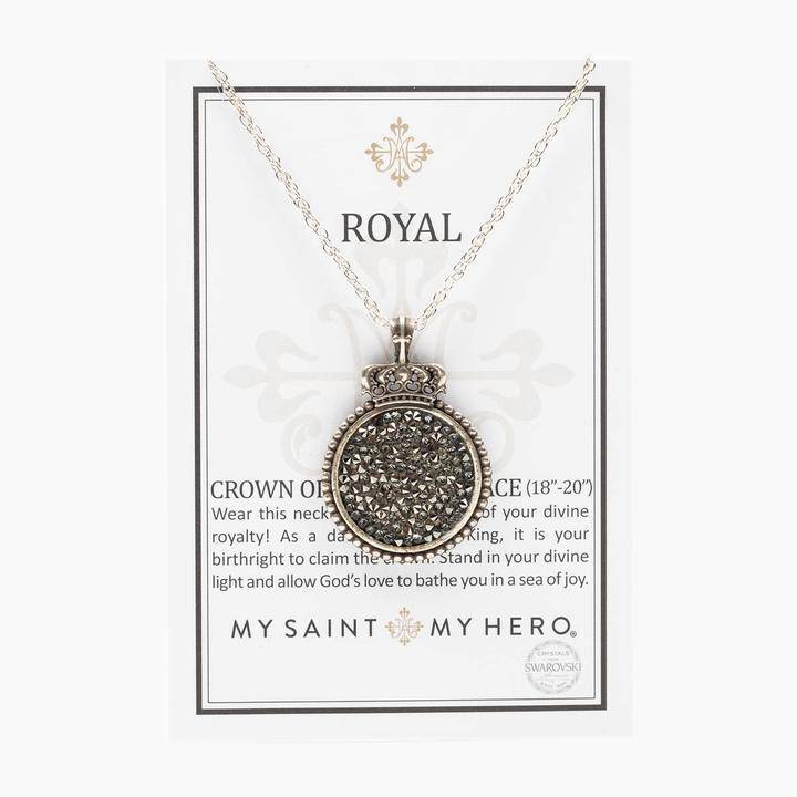 My Saint My Hero - My Saint My Hero Royal Crown of Light Necklace - Little Miss Muffin Children & Home