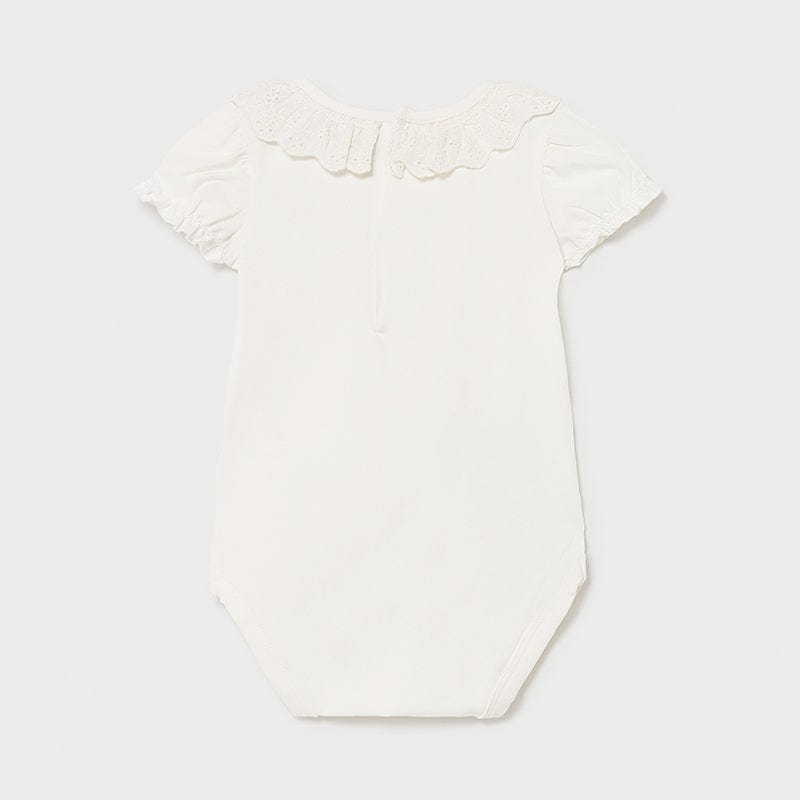 Mayoral Mayoral Ruffle Collared Onesie for Baby Girl - Little Miss Muffin Children & Home