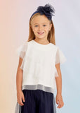 Mayoral Usa Inc Mayoral Ruffled Tulle Shirt - Little Miss Muffin Children & Home
