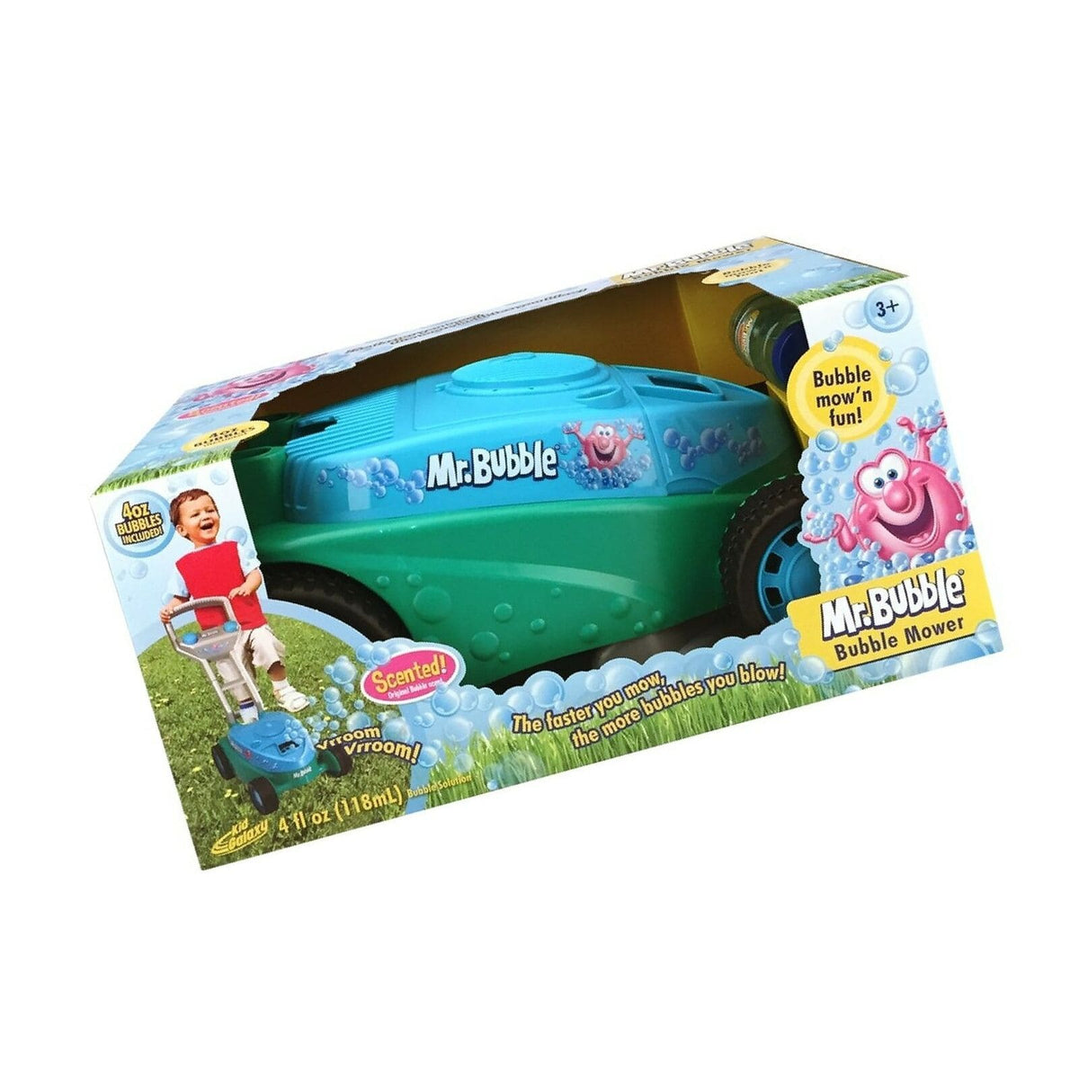 Kid Galaxy Kid Galaxy Mr. Bubble Push Bubble Mower with 4oz. of Bubbles - Little Miss Muffin Children & Home