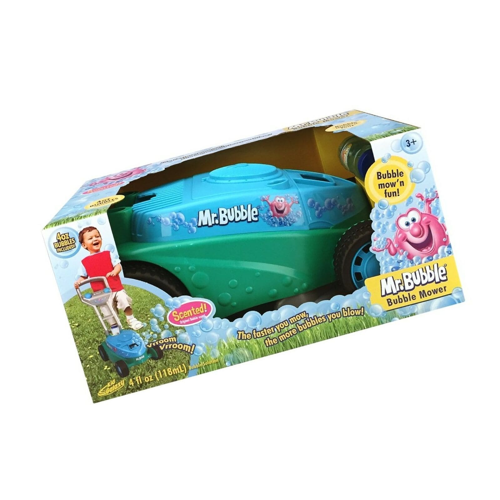 Kid Galaxy Kid Galaxy Mr. Bubble Push Bubble Mower with 4oz. of Bubbles - Little Miss Muffin Children & Home
