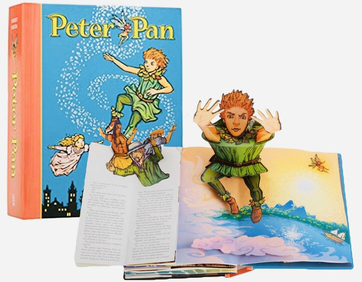 Simon & Schuster Peter Pan: A Pop-Up Adventure Collectible Book - Little Miss Muffin Children & Home