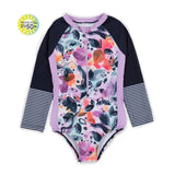 Nano Collection Nano Collection Long Sleeve One-Piece Rashguard Swimsuit - Little Miss Muffin Children & Home