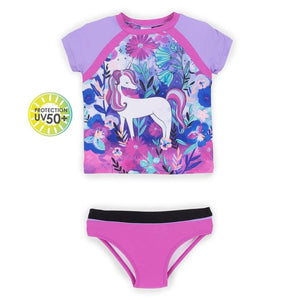 Nano Collection Nano Collection Two-Piece Rashguard Swimsuit - Little Miss Muffin Children & Home