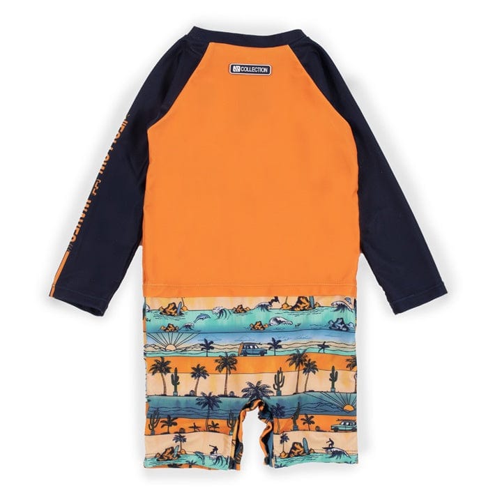 Nano Collection Nano Collection One-Piece Rashguard Swimsuit - Little Miss Muffin Children & Home