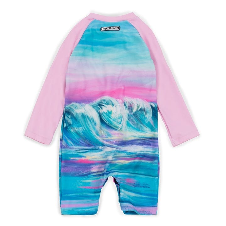 Nano Collection Nano Collection One-Piece Rashguard Swimsuit - Little Miss Muffin Children & Home