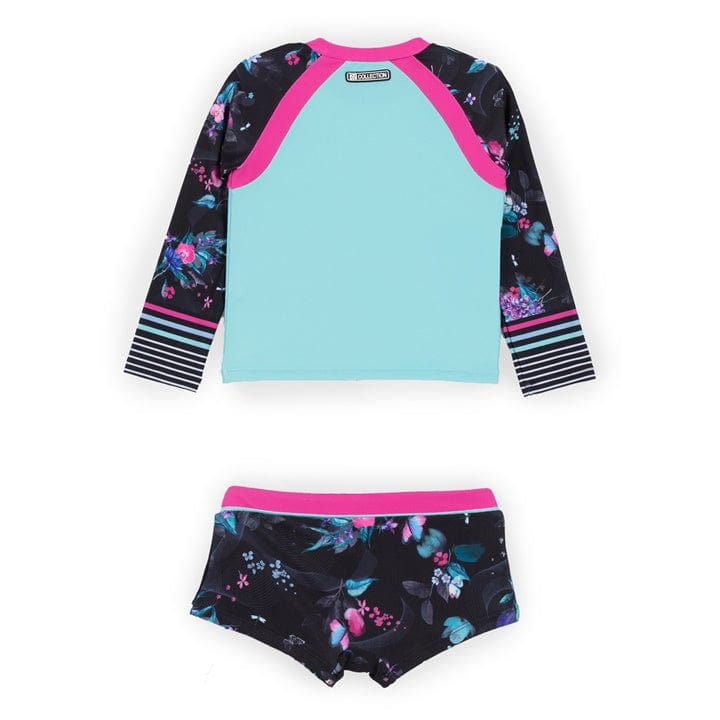 Nano Collection Nano Collection Two-Piece Rashguard Swimsuit - Little Miss Muffin Children & Home