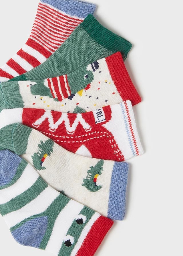 Mayoral Mayoral Six Pair Sock Set for Baby Boy - Little Miss Muffin Children & Home