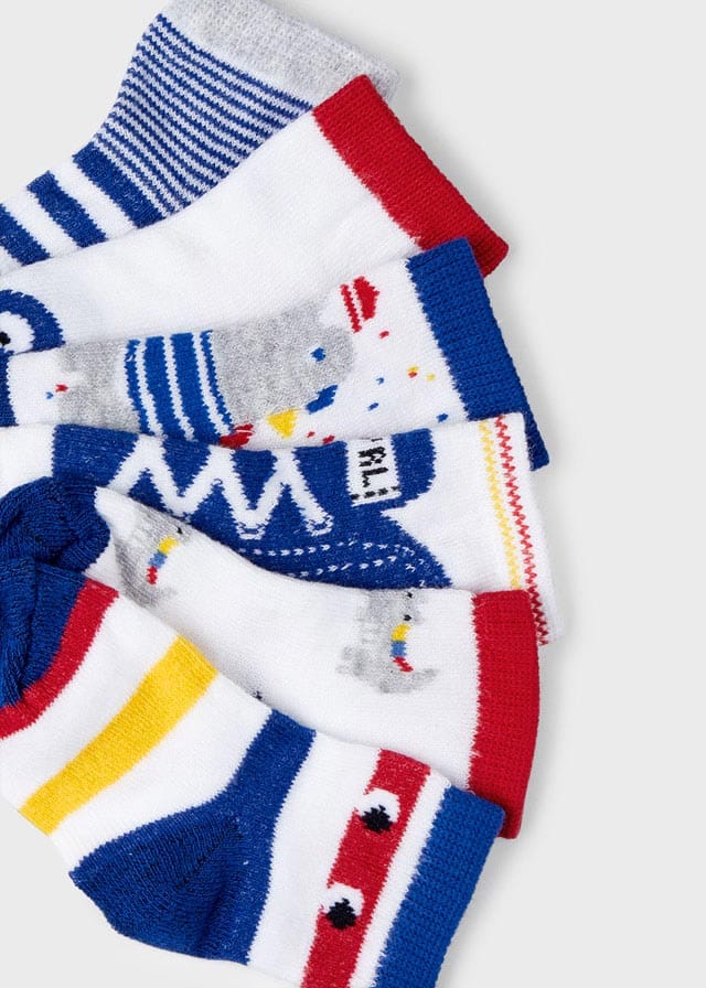 Mayoral Mayoral Six Pair Sock Set for Baby Boy - Little Miss Muffin Children & Home