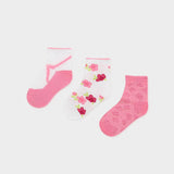 Mayoral - Mayoral Flower 3 Pc Socks Set - Little Miss Muffin Children & Home