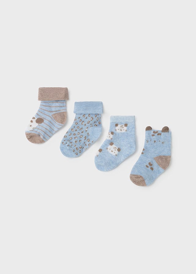 Mayoral Mayoral Leopard 4 Pc Socks Set - Little Miss Muffin Children & Home