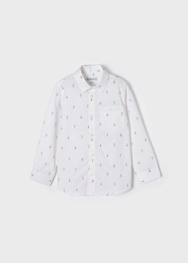 Mayoral Mayoral 3.123 LS BUTTON DOWN - Little Miss Muffin Children & Home