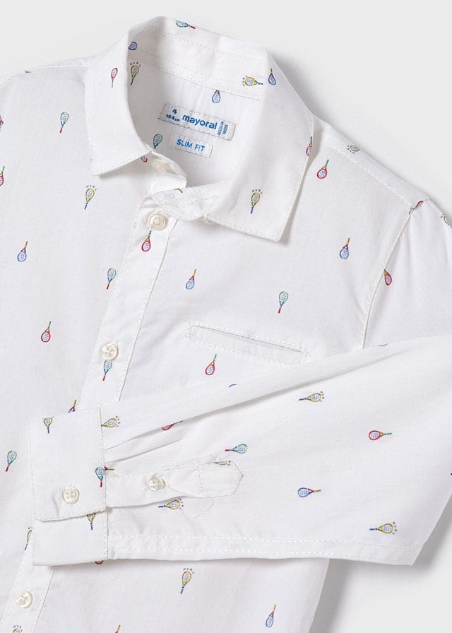 Mayoral Mayoral 3.123 LS BUTTON DOWN - Little Miss Muffin Children & Home