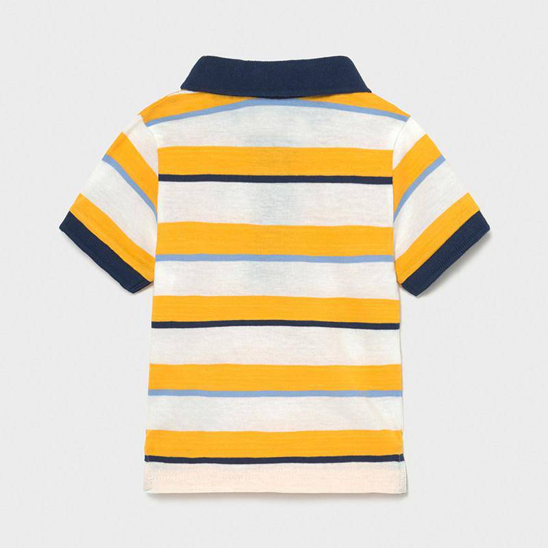 Mayoral - Mayoral Short Sleeve Striped Polo - Little Miss Muffin Children & Home