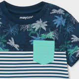 Mayoral Mayoral Striped Block Tee for Baby Boy - Little Miss Muffin Children & Home