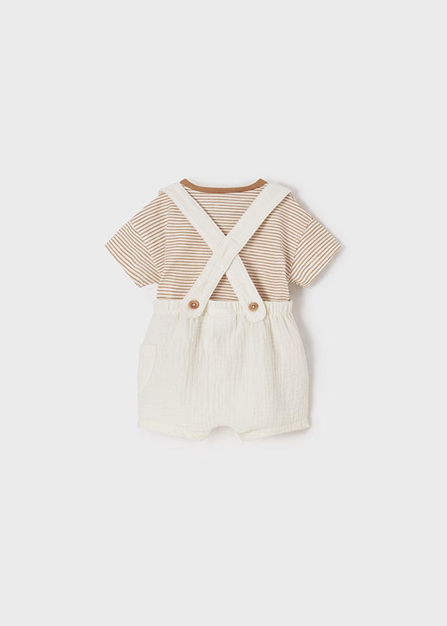 Mayoral Mayoral Short Set with Suspenders - Little Miss Muffin Children & Home