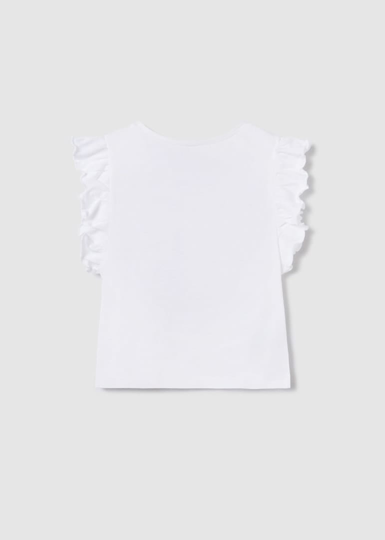 Mayoral Usa Inc Mayoral Ruffle Cap Sleeve Top - Little Miss Muffin Children & Home