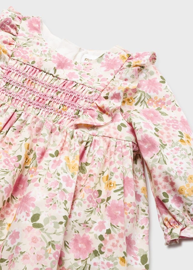 Mayoral Usa Inc Mayoral Smocked Stitching Dress - Little Miss Muffin Children & Home