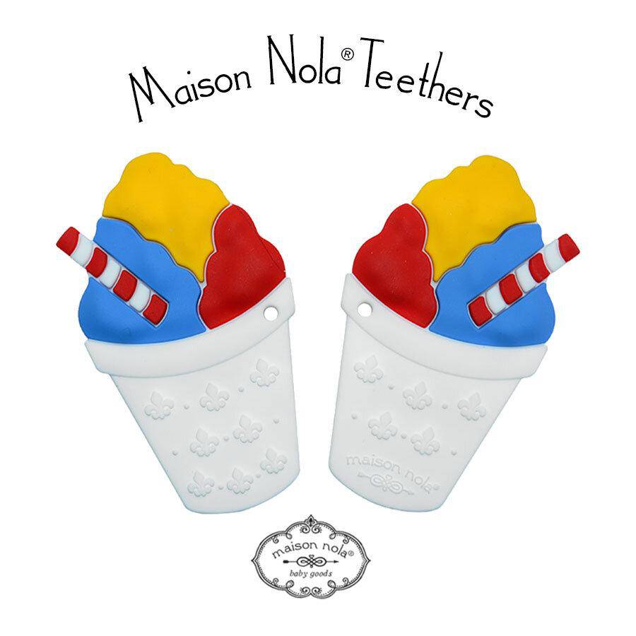 Maison NOLA - Maison Nola Snowball Silicone Teether - Little Miss Muffin Children & Home